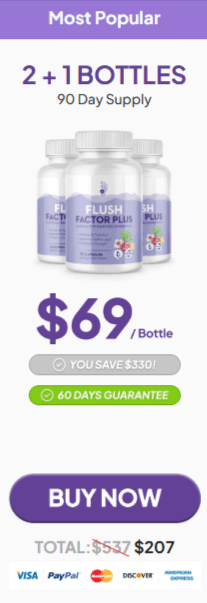Flush Factor Plus  price 3 bottle